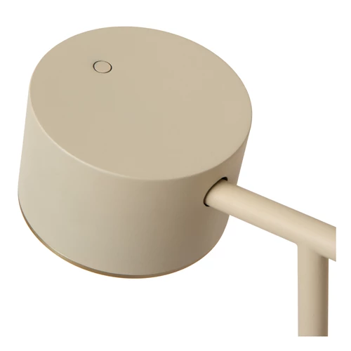 Lucide GIAN - Vloerlamp - LED Dimb. - 1x9W 2700K - Taupe - detail 2